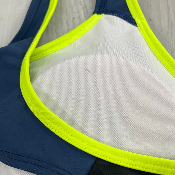 Enjoy The Sunshine 1 Piece Racerback Athletic Competitive Aerobic Bathing Suit M - Picture 3 of 9